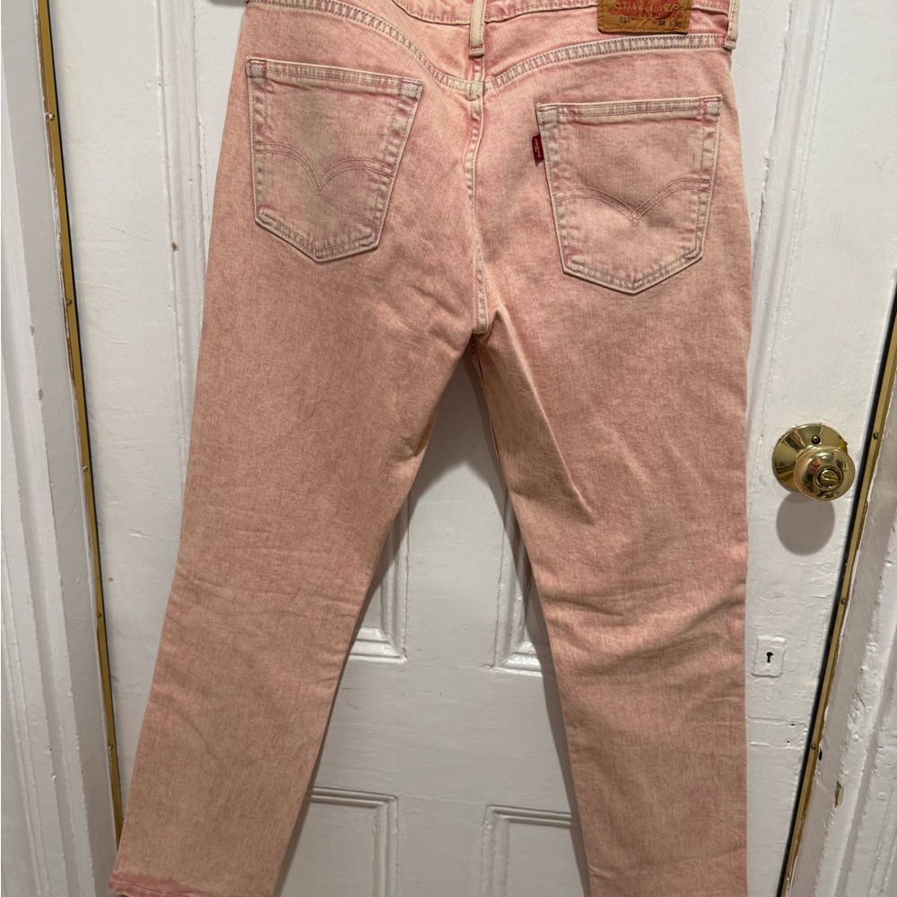 Levi's Men's 511 Pink Jeans - Picture 2 of 8